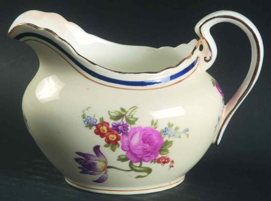 Claridge (Cobalt Border) Creamer by John  Aynsley & Sons-1