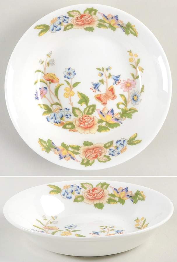 Cottage Garden Fruit/Dessert (Sauce) Bowl by John  Aynsley & Sons-1