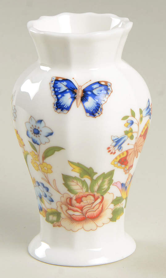 Cottage Garden 3" Edwardian Vase by John  Aynsley & Sons-1