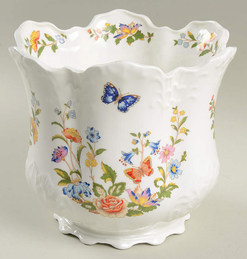 Cottage Garden 6" Cachepot by John  Aynsley & Sons-1