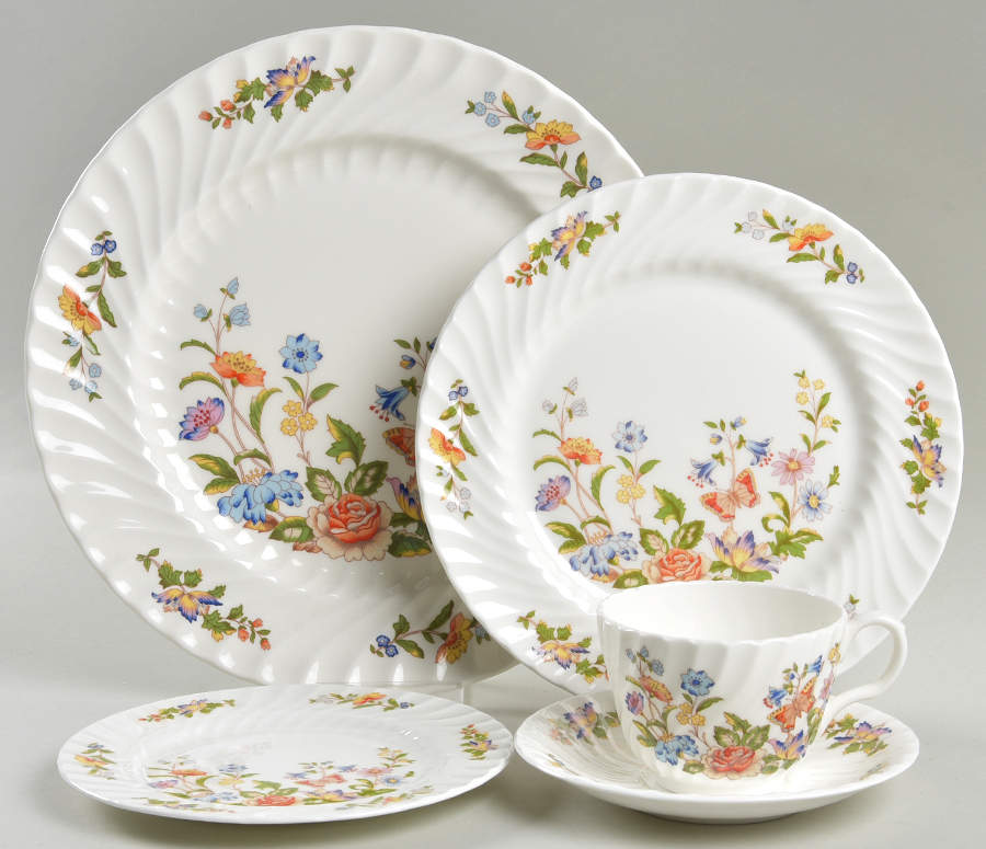 Cottage Garden 5 Piece Place Setting by John  Aynsley & Sons-1