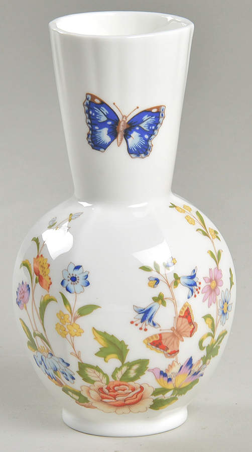 Cottage Garden 5" Hexagonal Vase by John  Aynsley & Sons-1