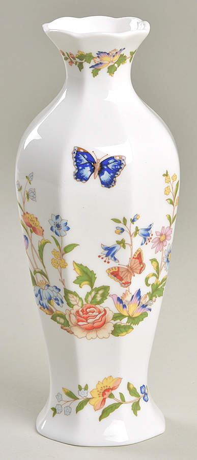 Cottage Garden 7" Chatsworth Vase by John  Aynsley & Sons-1