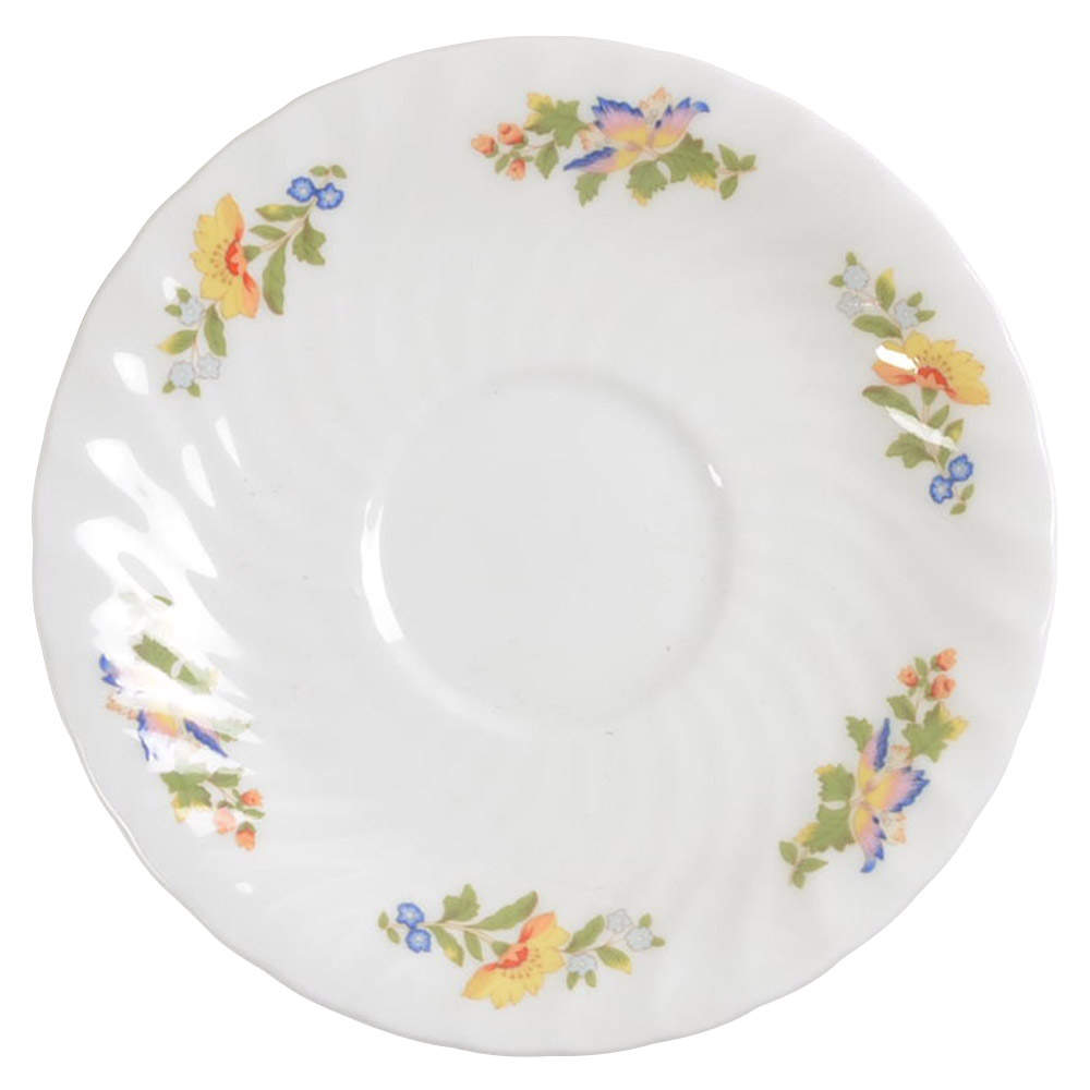 Cottage Garden Saucer for Flat Cream Soup Bowl by John  Aynsley & Sons-1