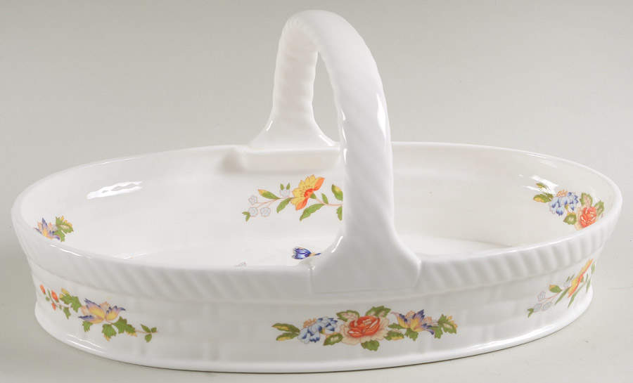 Cottage Garden Oval Basket by John  Aynsley & Sons-1