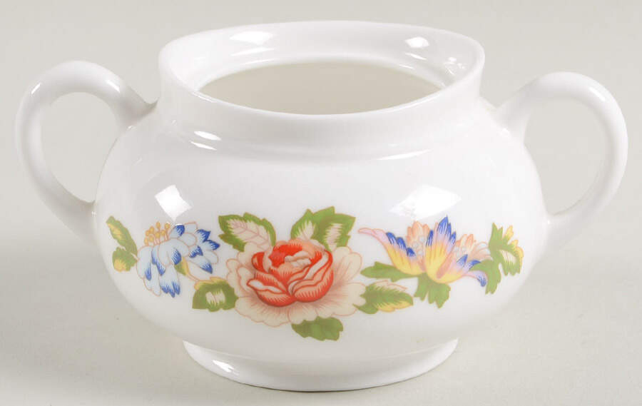Cottage Garden Mini Sugar Bowl No Lid by John  Aynsley & Sons-1