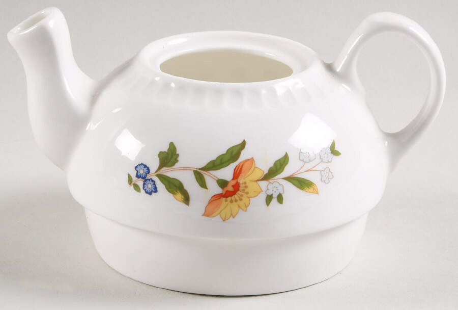 Cottage Garden Individual Teapot with Cup Teapot No Lid by John  Aynsley & Sons-1