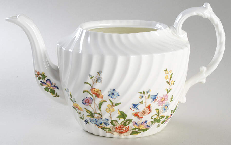 Cottage Garden Teapot No Lid by John  Aynsley & Sons-1