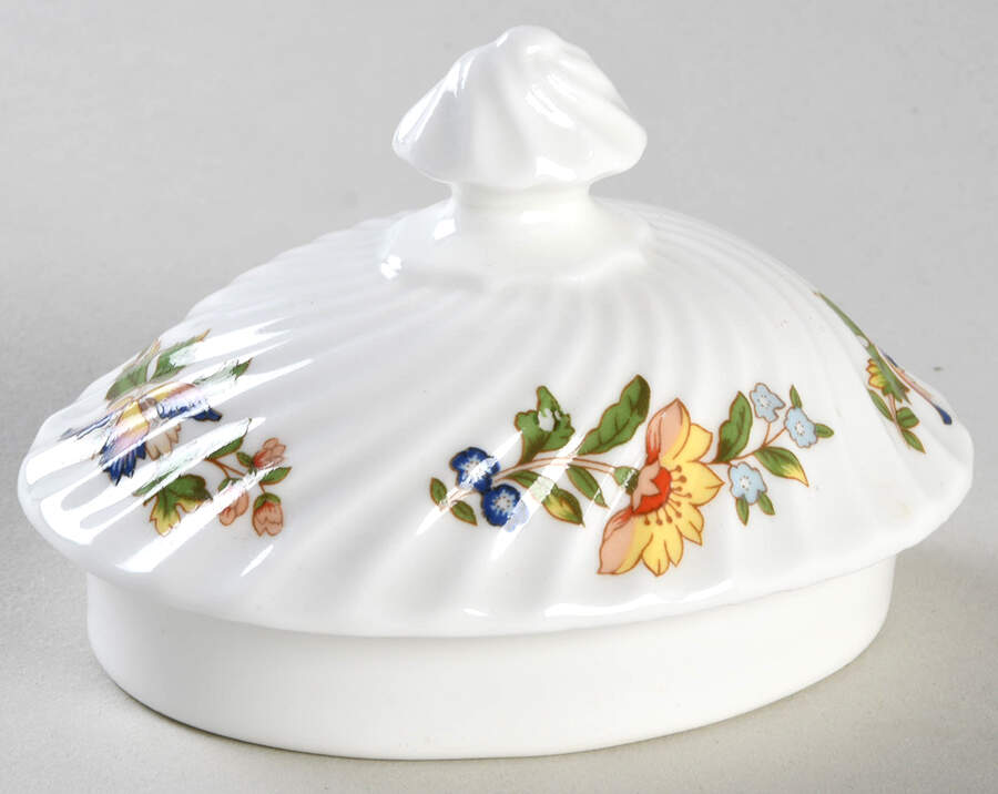 Cottage Garden Lid for Teapot by John  Aynsley & Sons-1