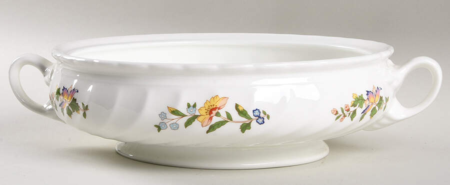 Cottage Garden Round Vegetable No Lid by John  Aynsley & Sons-1