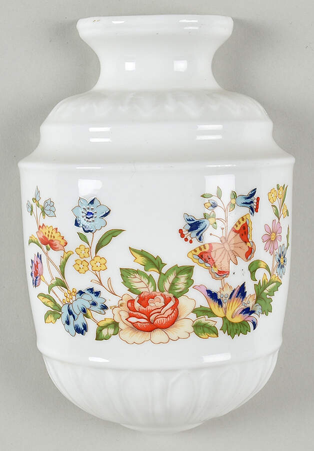 Cottage Garden 5" Wall Pocket Vase by John  Aynsley & Sons-1