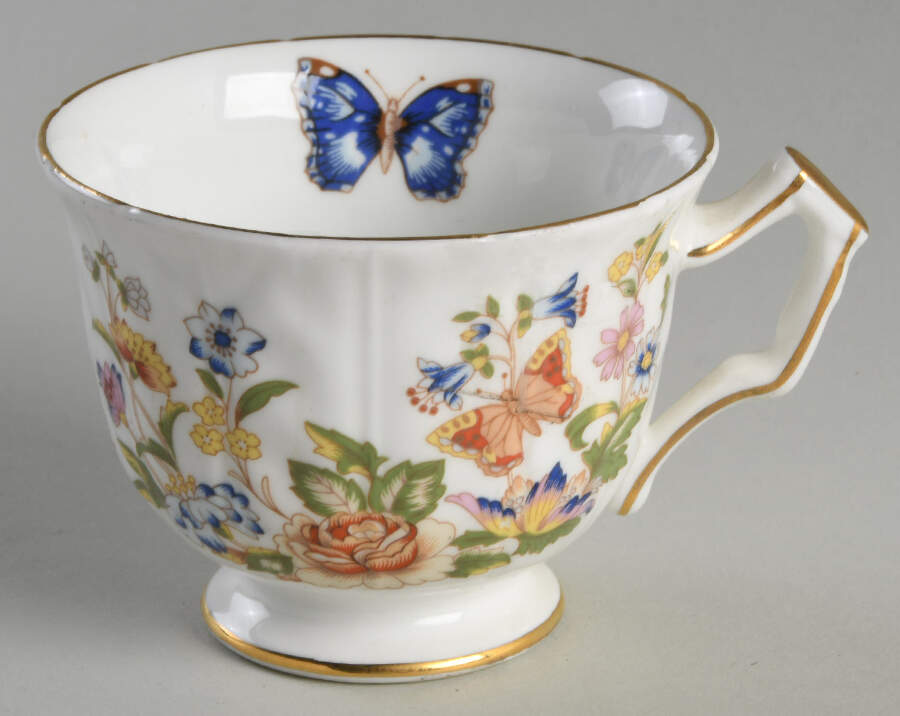 Cottage Garden Footed Cup by John  Aynsley & Sons-1