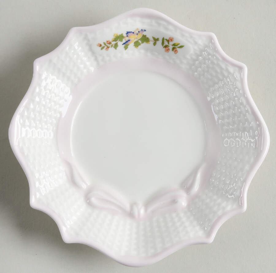 Cottage Garden Flat Scalloped Cake Plate by John  Aynsley & Sons-1