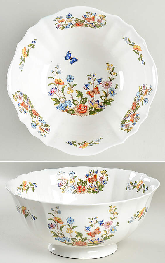 Cottage Garden 10" Centre Bowl by John  Aynsley & Sons-1