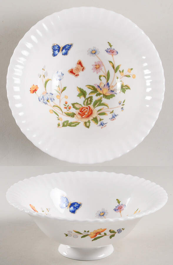 Cottage Garden Open Candy Dish by John  Aynsley & Sons-1