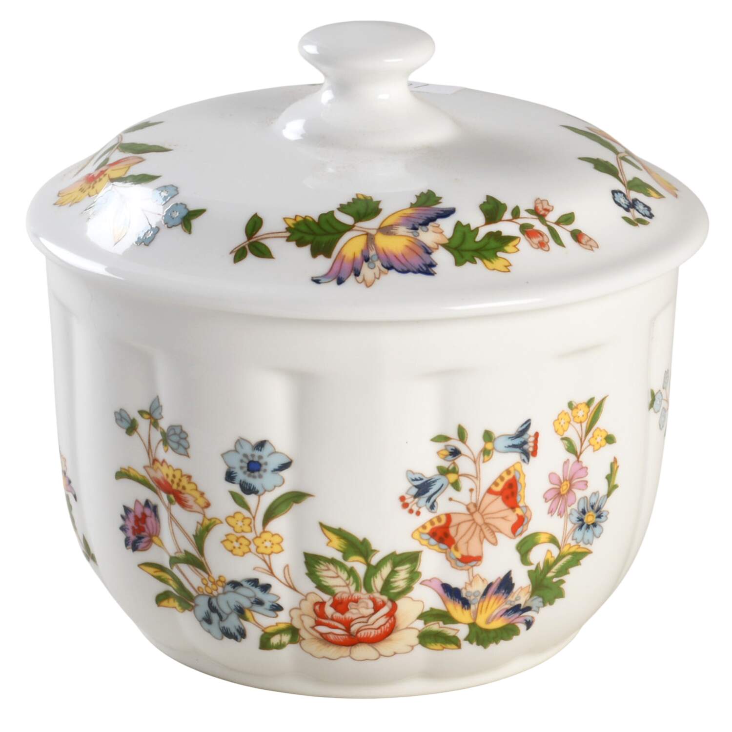 Cottage Garden 4" Round Box & Lid by John  Aynsley & Sons-1