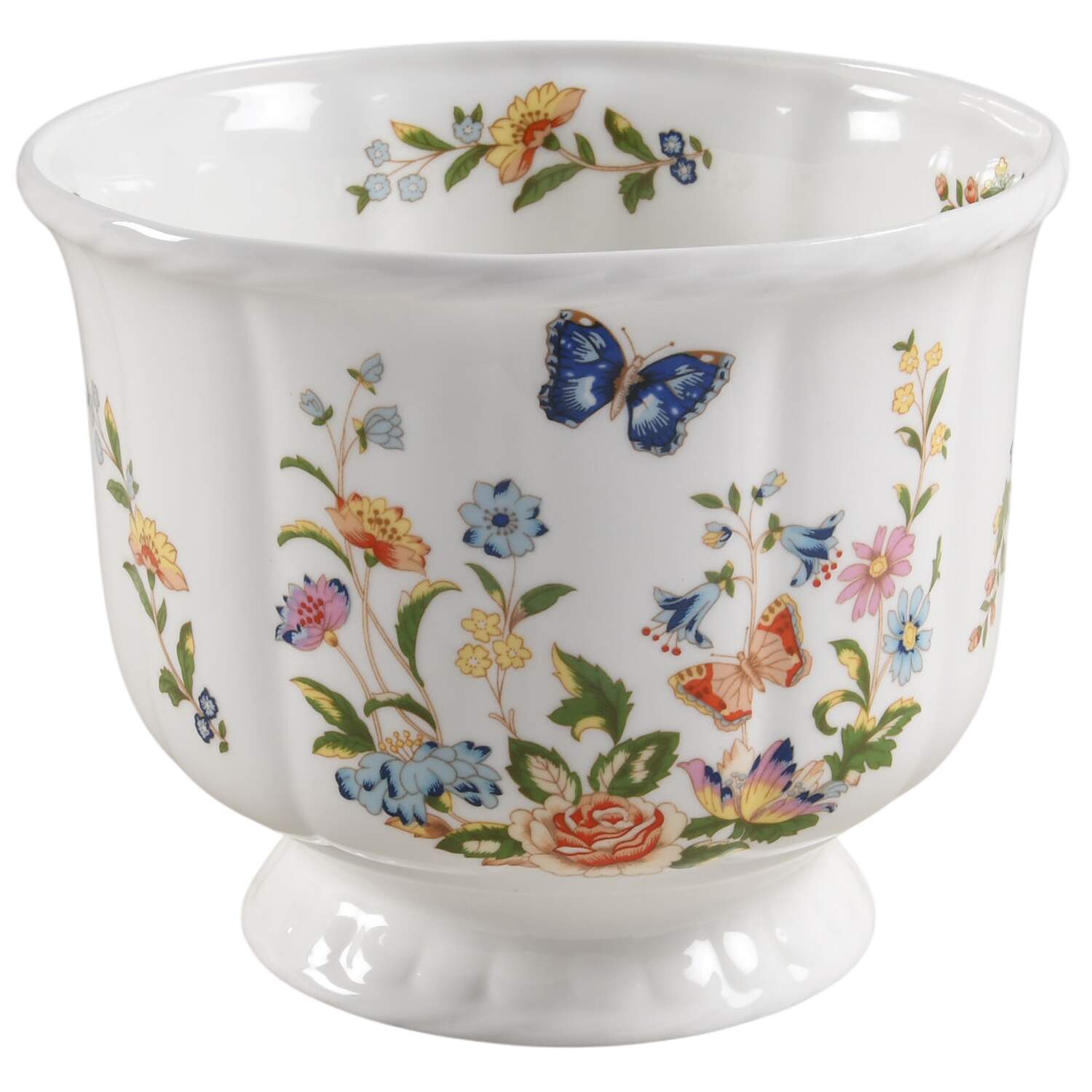 Cottage Garden 5" Cachepot by John  Aynsley & Sons-1