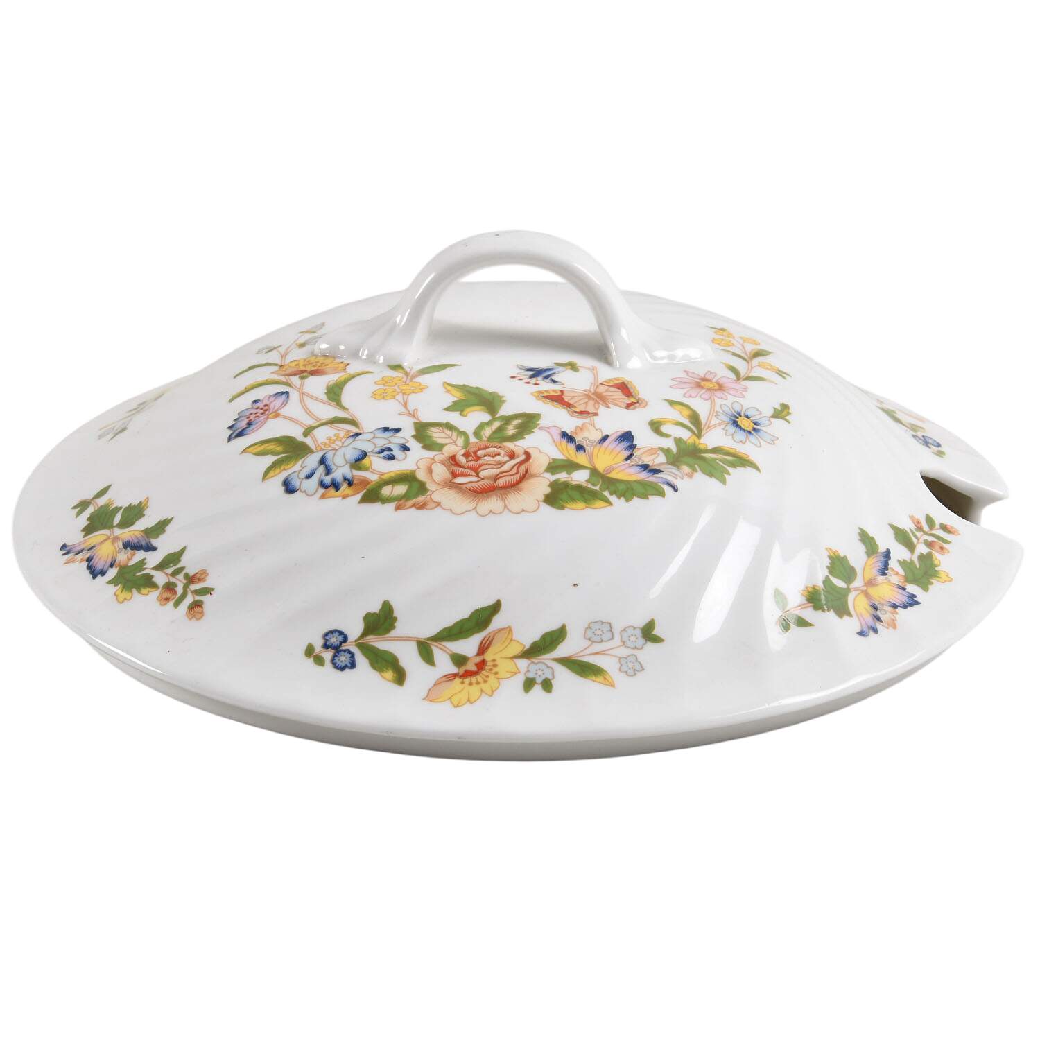 Cottage Garden Lid for Tureen by John  Aynsley & Sons-1