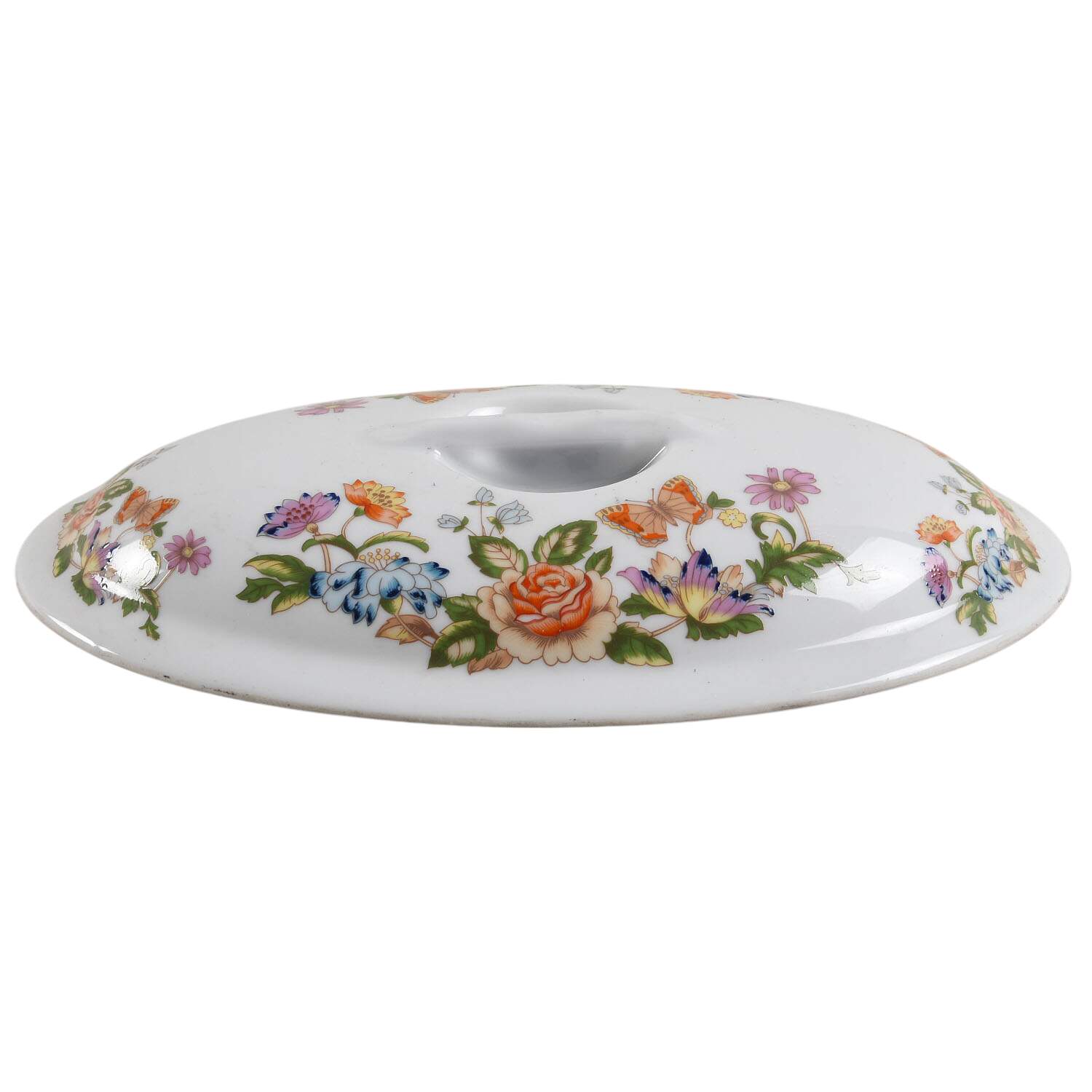 Cottage Garden Lid for 10" Oval Casserole by John  Aynsley & Sons-1