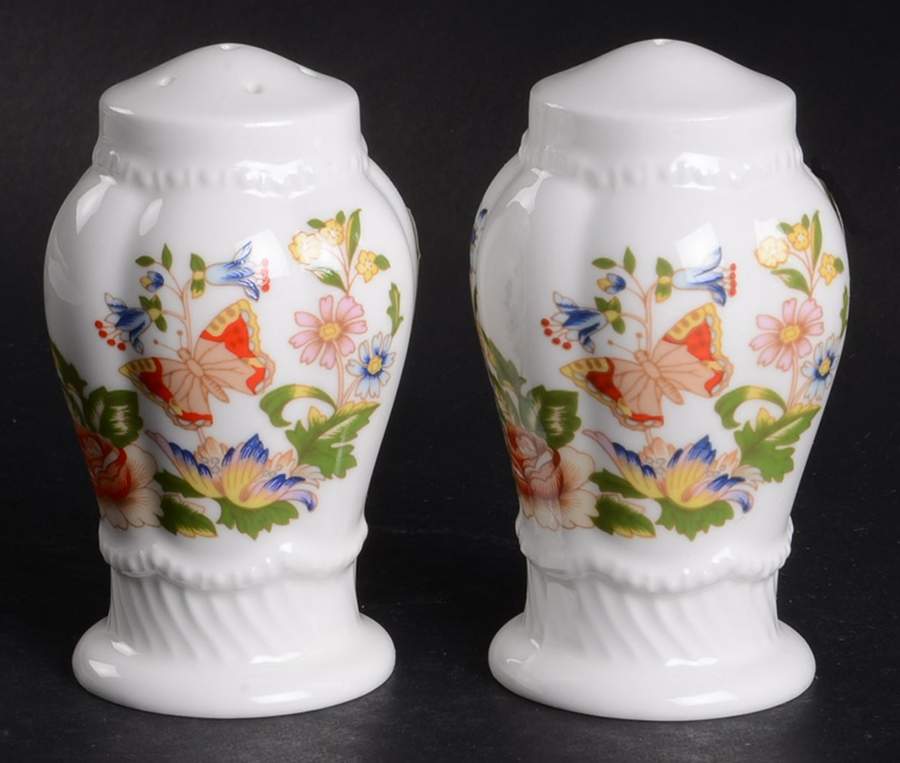 Cottage Garden Salt & Pepper Set by John  Aynsley & Sons-1