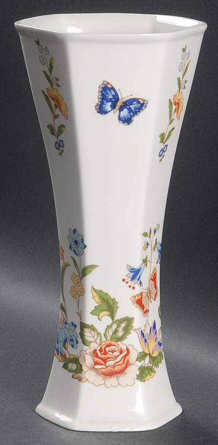 Cottage Garden 8" Hexagonal Bud Vase by John  Aynsley & Sons-1