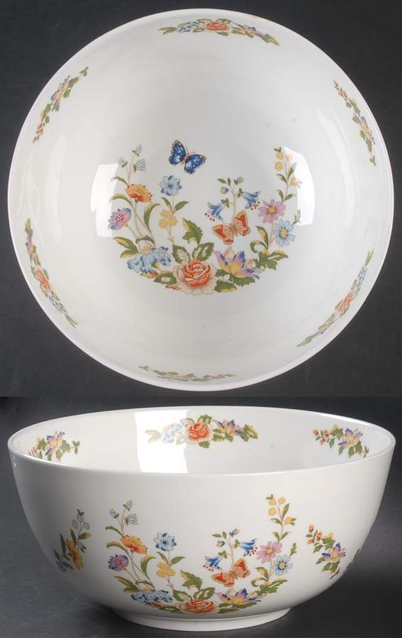 Cottage Garden 9" Salad Serving Bowl by John  Aynsley & Sons-1