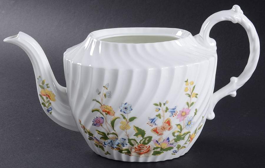 Cottage Garden Teapot No Lid by John  Aynsley & Sons-1