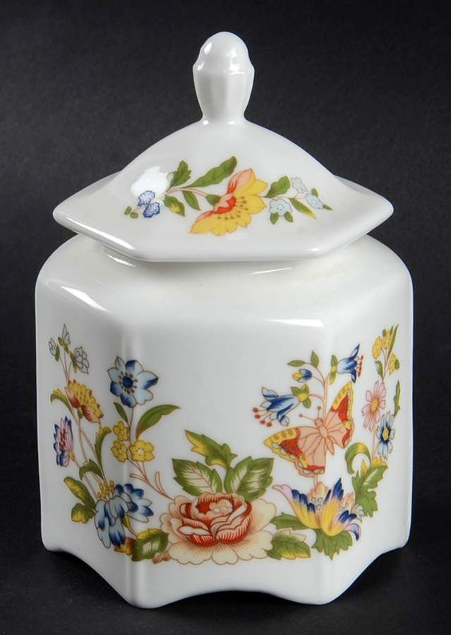 Cottage Garden Pagoda Candy Box by John  Aynsley & Sons-1