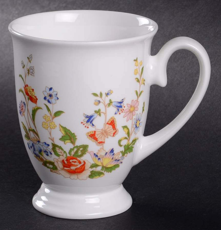 Cottage Garden Footed Mug by John  Aynsley & Sons-1