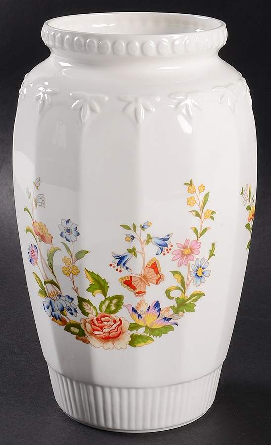 Cottage Garden 8" Georgian Vase by John  Aynsley & Sons-1
