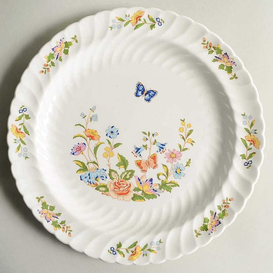 Cottage Garden 12" Chop Plate (Round Platter) by John  Aynsley & Sons-1