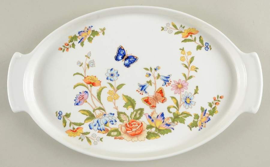 Cottage Garden 12" Oval Tray by John  Aynsley & Sons-1