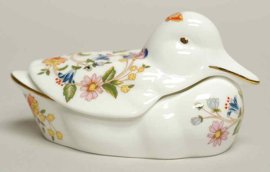 Cottage Garden Duck Box & Lid by John  Aynsley & Sons-1