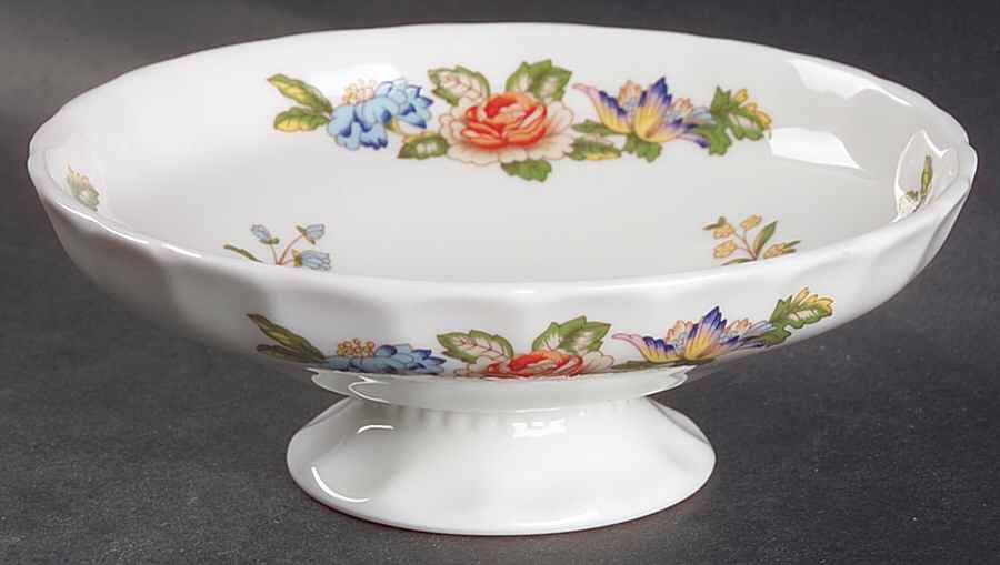 Cottage Garden Footed Bon Bon by John  Aynsley & Sons-1