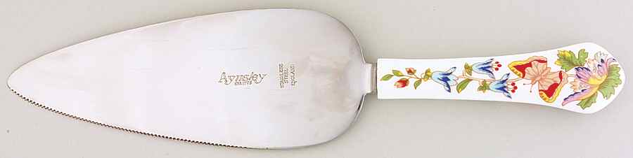 Cottage Garden Pie Server with Stainless Blade by John  Aynsley & Sons-1
