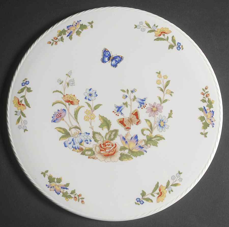 Cottage Garden Cake Plate by John  Aynsley & Sons-1