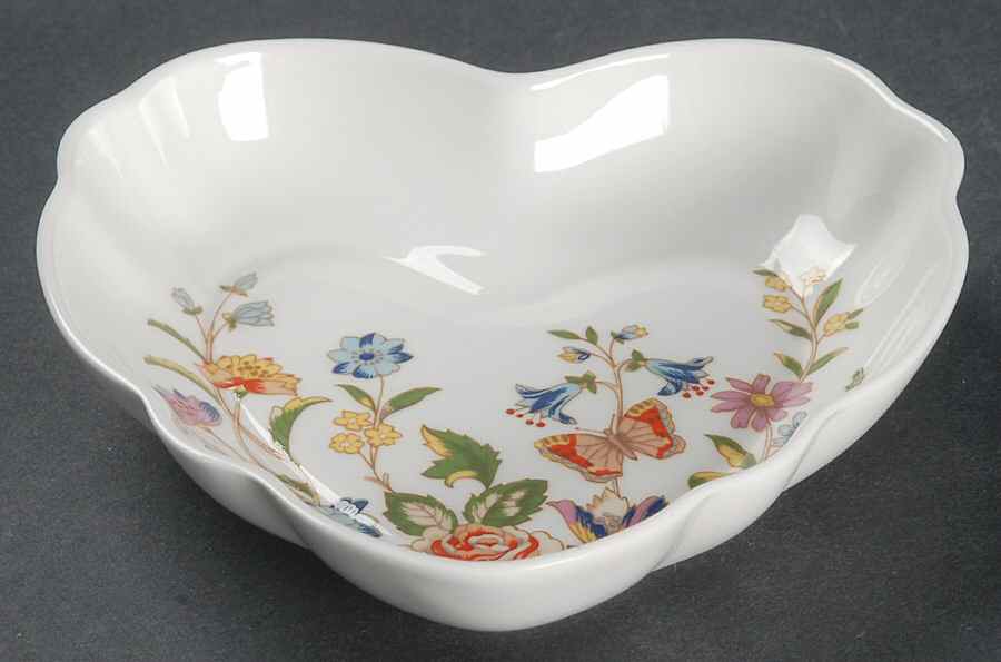 Cottage Garden Heart Shaped Dish by John  Aynsley & Sons-1