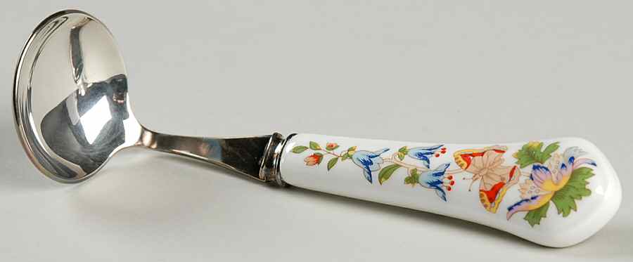 Cottage Garden Cream Ladle by John  Aynsley & Sons-1