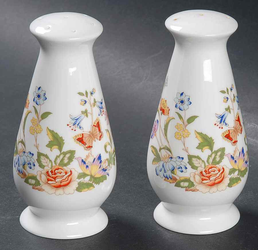 Cottage Garden Salt & Pepper Set by John  Aynsley & Sons-1