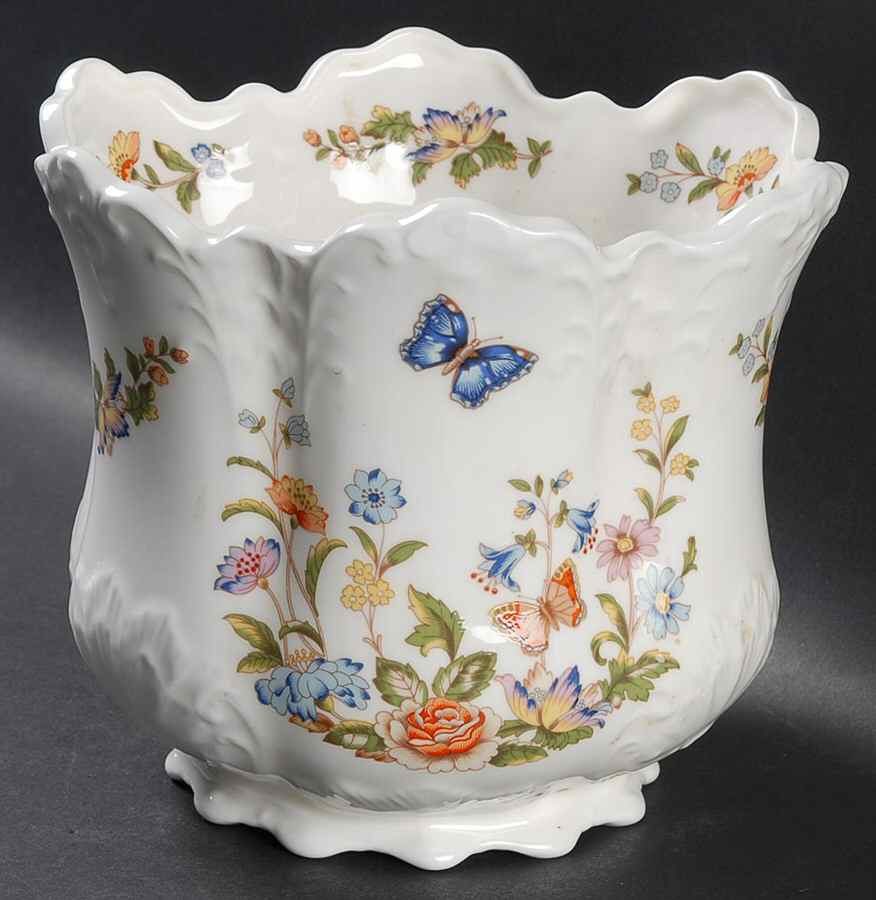 Cottage Garden 6" Cachepot by John  Aynsley & Sons-1
