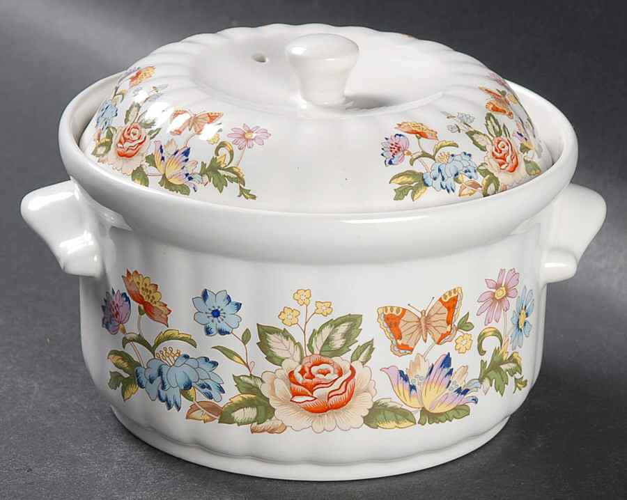 Cottage Garden Individual Oven-To-Table Casserole & Lid by John  Aynsley & Sons-1
