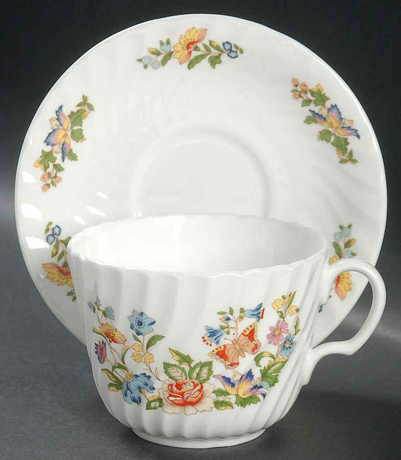 Cottage Garden Breakfast Cup & Saucer Set by John  Aynsley & Sons-1