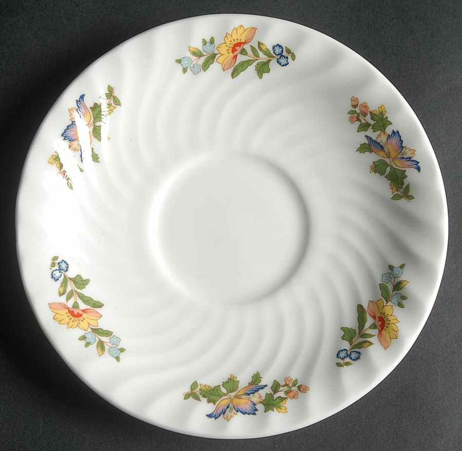 Cottage Garden Saucer for Breakfast Cup by John  Aynsley & Sons-1