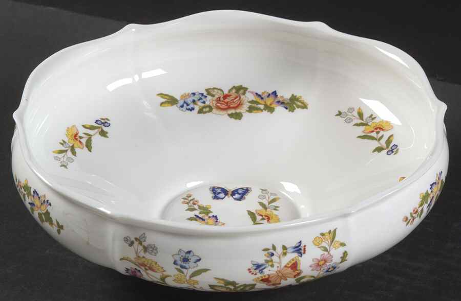 Cottage Garden Edwardian Bowl by John  Aynsley & Sons-1
