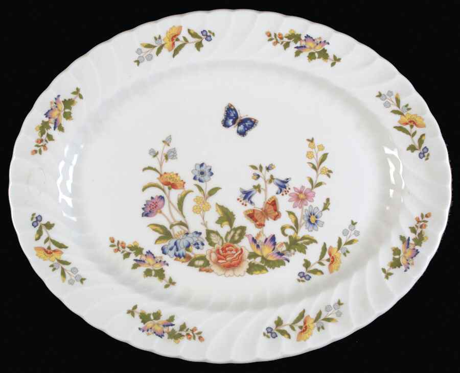 Cottage Garden 13" Oval Serving Platter by John  Aynsley & Sons-1