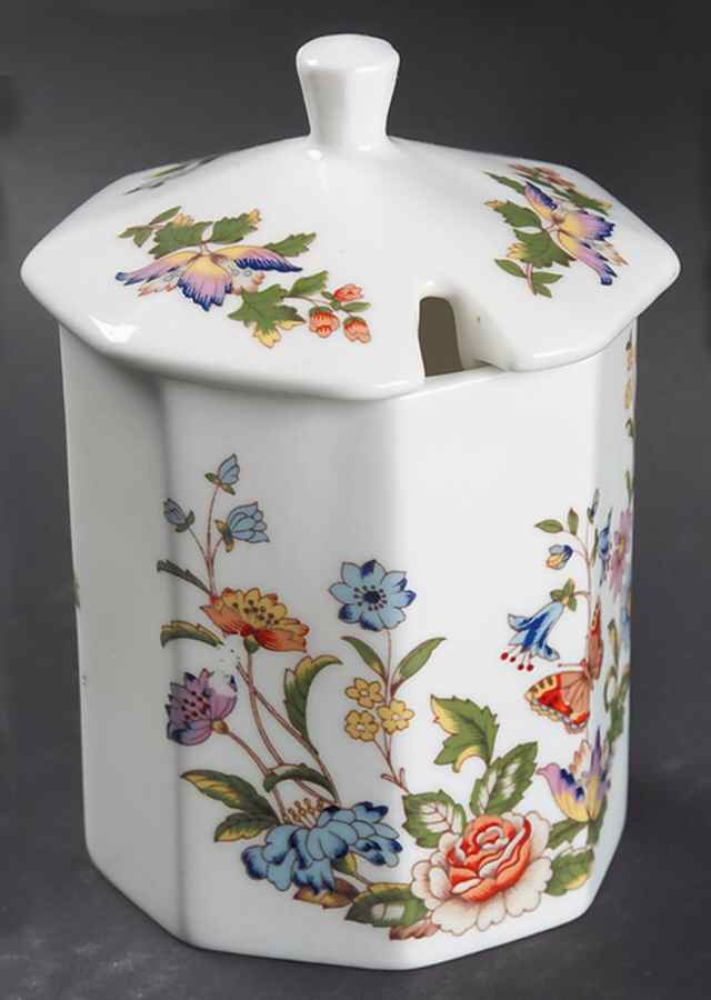 Cottage Garden Marmalade & Lid by John  Aynsley & Sons-1
