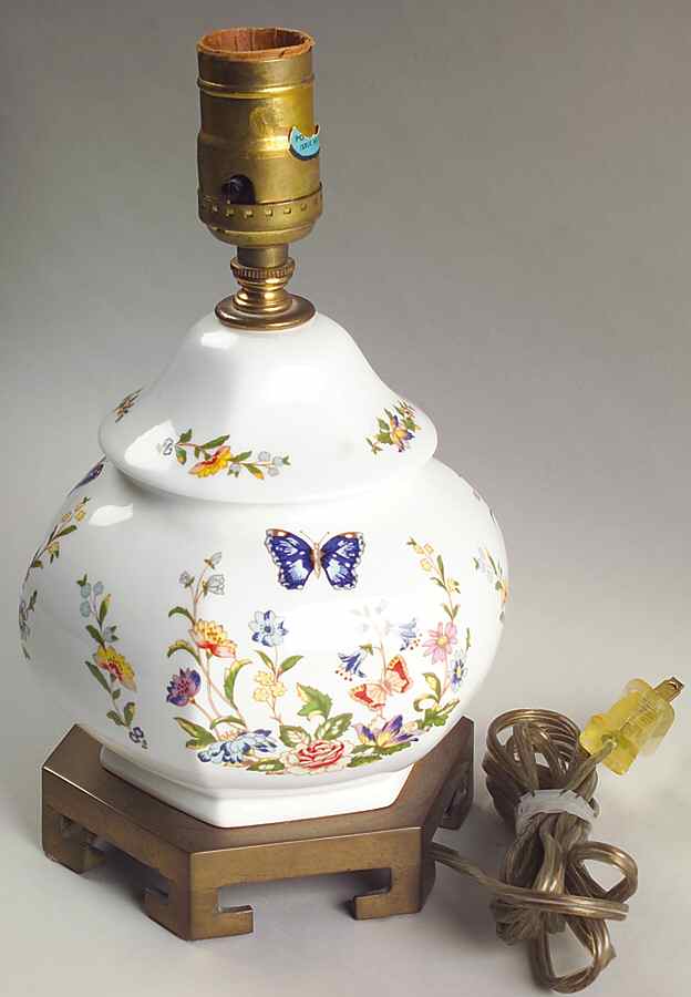 Cottage Garden 12" Electric Lamp No Shade by John  Aynsley & Sons-1