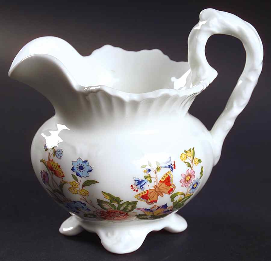 Cottage Garden Vine Shape Creamer by John  Aynsley & Sons-1