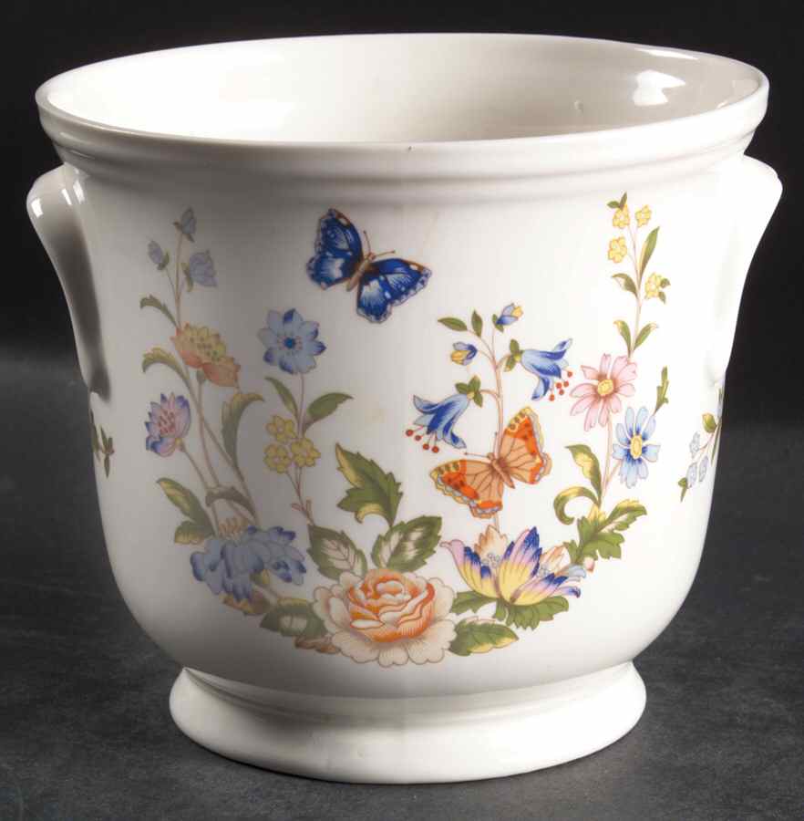 Cottage Garden 5" Cachepot by John  Aynsley & Sons-1