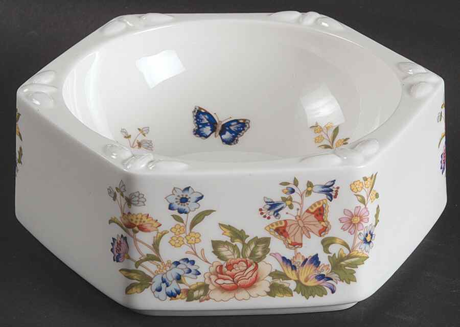 Cottage Garden Hexagonal Dish by John  Aynsley & Sons-1